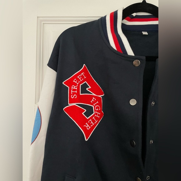 Ultra Rare Street Fighter Varsity Bomber - Medium - Picture 3 of 6